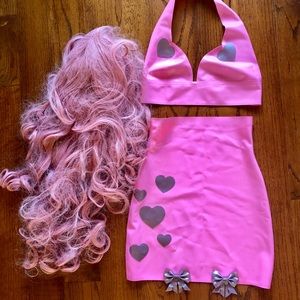 barbie latex costume